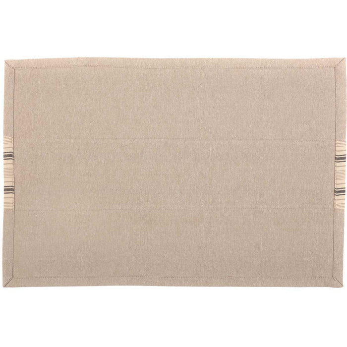 Sawyer Mill Charcoal Placemat - Set of 6 - Primitive Star Quilt Shop