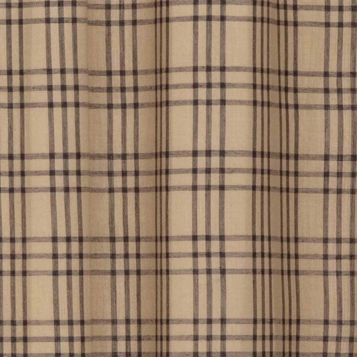 Sawyer Mill Charcoal Plaid Lined Panel Curtains 96" - Primitive Star Quilt Shop