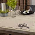 Sawyer Mill Charcoal Windmill Placemat - Set of 6 - Primitive Star Quilt Shop
