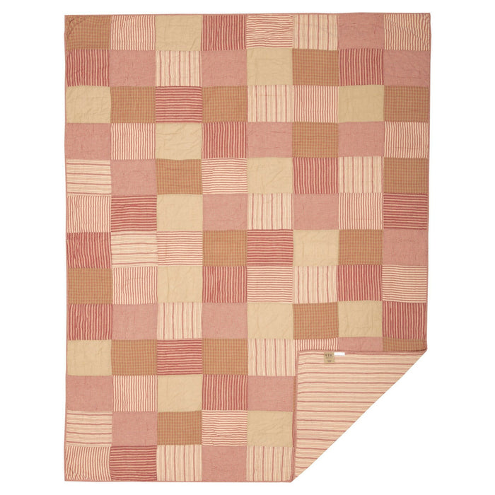 Sawyer Mill Red Quilt Twin Quilt- Primitive Star Quilt Shop