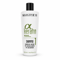 Selective Professional Alpha Keratin No.1 Pre-Treatment Shampoo 500ml, deep cleansing professional shampoo to prepare hair before keratin treatment for optimal smoothing results.