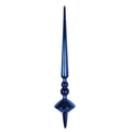 Vickerman Shiny Cupola Finial Ornament Blue 12" (Bag of 3) - Holiday Ornaments Merchandise
