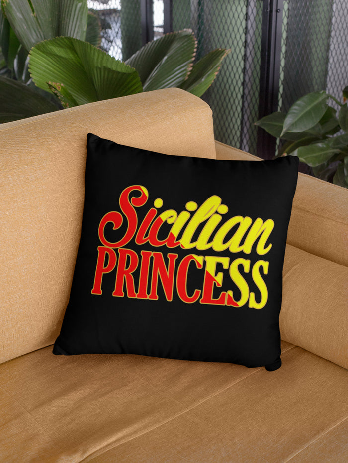 Sicilian Princess Decorative Throw Pillow Set (Pillow Cover and Insert)