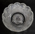 Signed Sinclair ABP cut glass blown blank bowl American brilliant period 1886 -1915 bob54