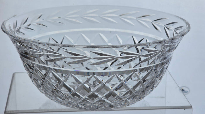 Signed Waterford CRYSTAL Glendale bowl wat06