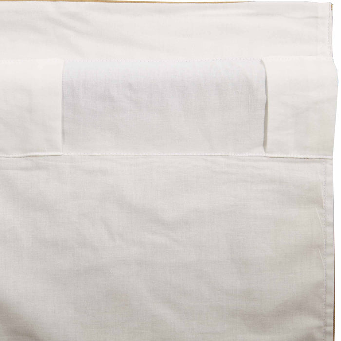 Simple Life Flax Khaki Lined Panel Curtains 96" - Primitive Star Quilt Shop