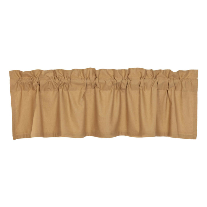 Simple Life Flax Khaki Valance 60" - Primitive Star Quilt Shop