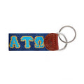 Smathers & Branson Needlepoint Key Fob - Alpha Tau Omega