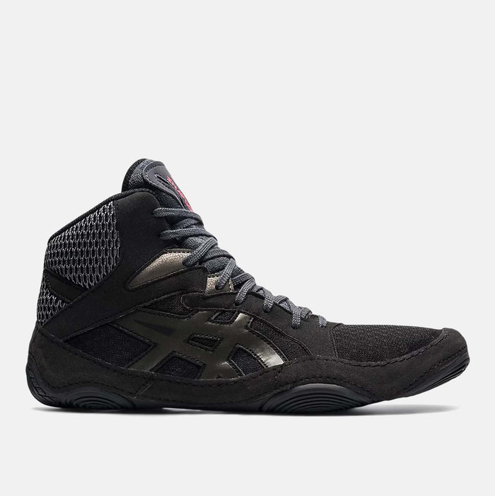 Side view of Asics Men's Snapdown 3 Wide Wrestling Shoes.
