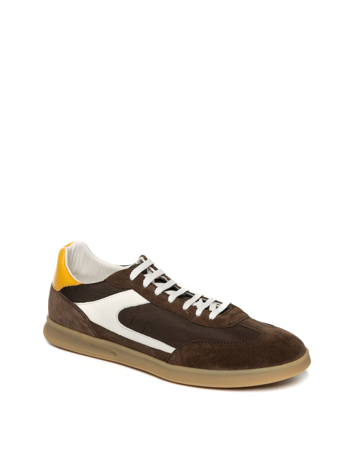 FRAU Sneaker camoscio moro 22D1 VEL/NYL-MORO