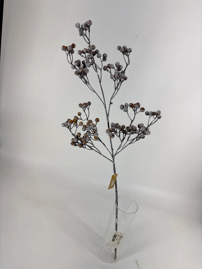 Direct Export Snow Berry Spray - Artificial Non-Flowering Plants Silk