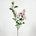 Le Fleur Snow Flower Spray Pink 33.5" - Artificial Flowering Plants Silk
