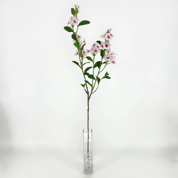 Le Fleur Snow Flower Spray Pink 33.5" - Artificial Flowering Plants Silk