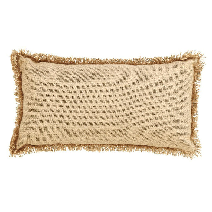 Snowflake Burlap Pillows 7x13" - Set of 2 - Primitive Star Quilt Shop