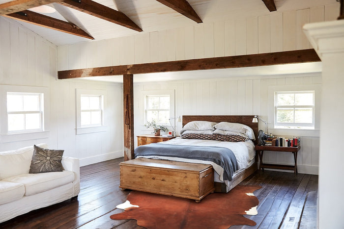 Solid Brown Cowhide Rug #A33473
