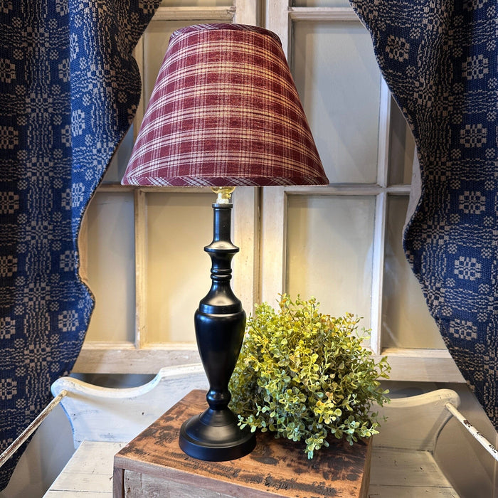 Stonecreek Black Lamp with Shade Options Sturbridge Wine- Primitive Star Quilt Shop