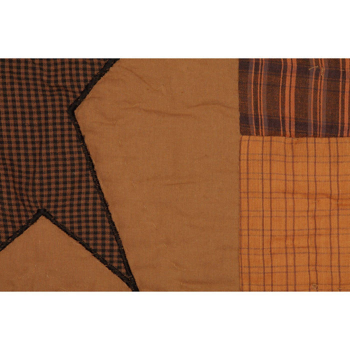 Stratton Quilted Throw - Primitive Star Quilt Shop