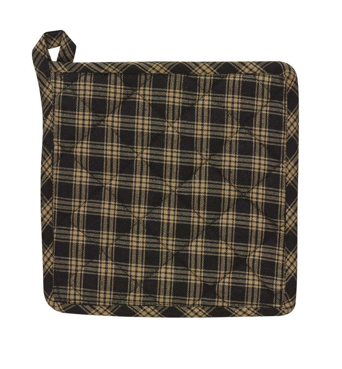 Sturbridge Black Pot Holder - Primitive Star Quilt Shop