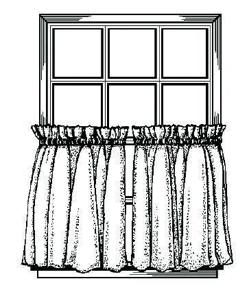 Sturbridge Black Unlined Tier Curtains 24" - Primitive Star Quilt Shop