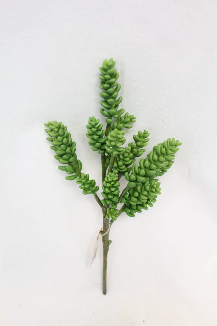 Supreme Succulent Stem Green 14" - Uncategorized Silk