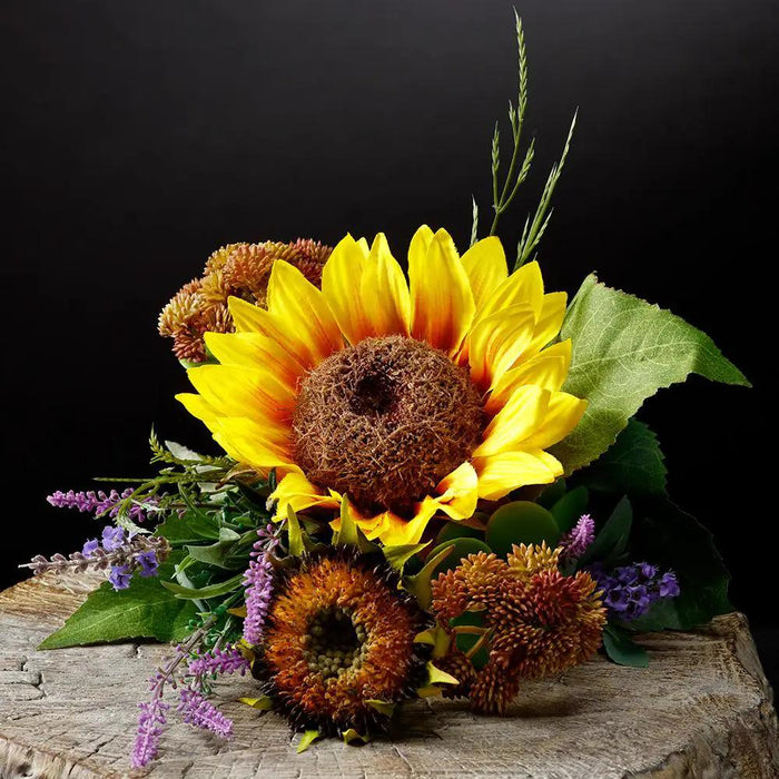 Sunflower Spray Brown 28"