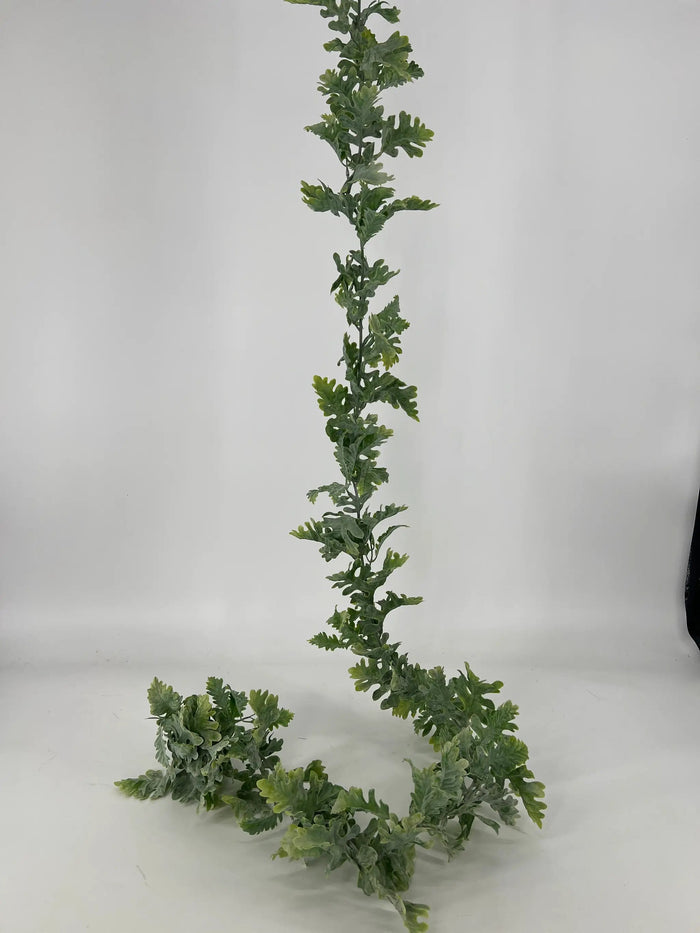 Le Fleur Swan Fern Garland 6" - Garlands Silk