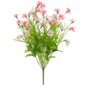 Allstate Sweet Pea/Fern Bush Two-Tone Pink 20.5" - Artificial Flowering Plants Silk