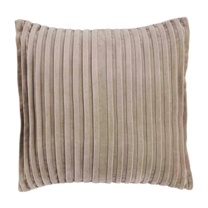 Taupe Velvet Pillow