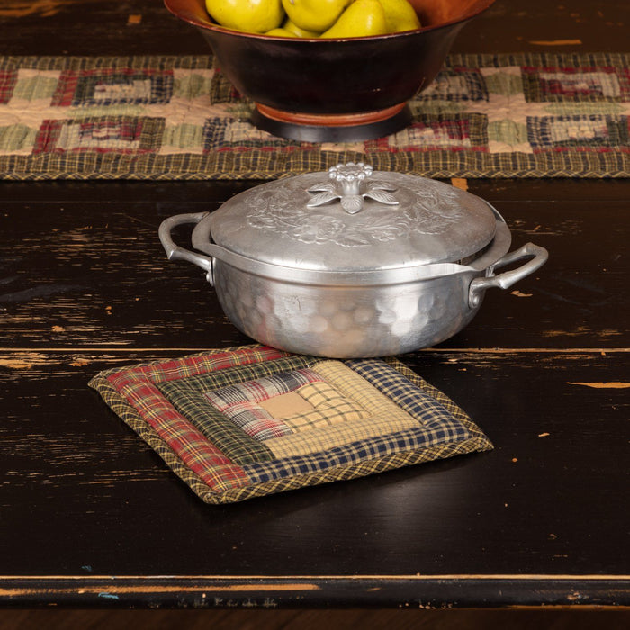 Tea Cabin Pot Holder - Primitive Star Quilt Shop