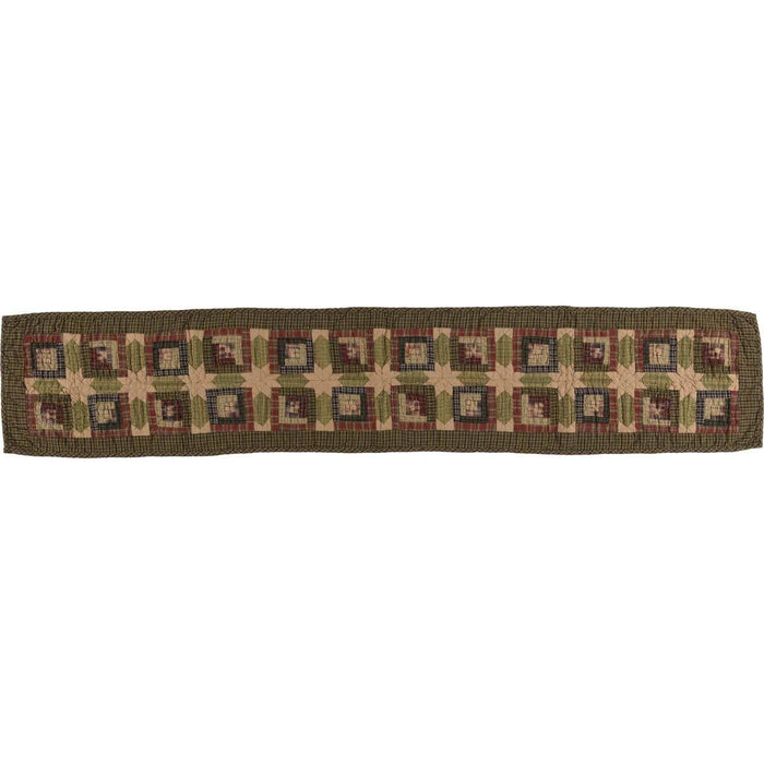 Tea Cabin Quilted Runner 13x72" - Primitive Star Quilt Shop