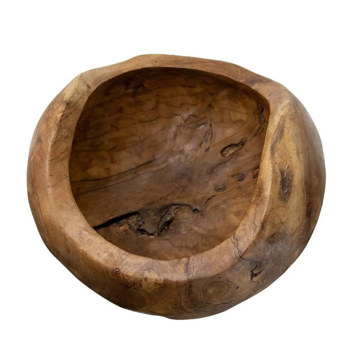 A&B Teak Bowl 12" x 11" - Decorative Bowls Merchandise