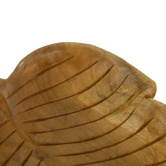Teak Leaf Tray 9.5" x 15.5"