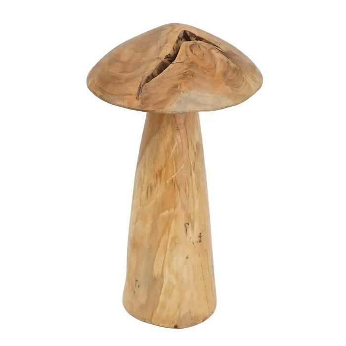 A&B Teak Mushroom Décor 15.5" - Large - Figurines Merchandise
