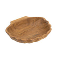 A&B Teak Seashell Plate 8" x 6.5" - Decorative Plates Merchandise