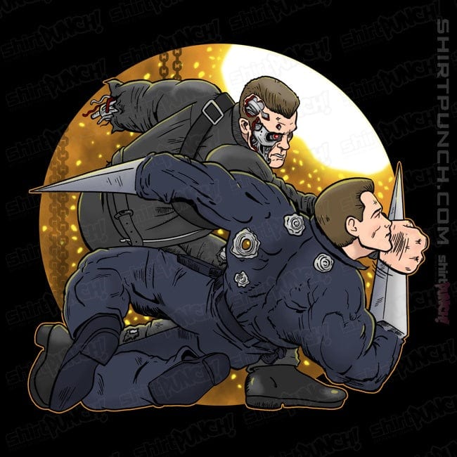 Secret_Shirts Magnets / 3"x3" / Black Terminator Punch