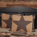 Teton Star Quilted Standard Sham 21x27" - Primitive Star Quilt Shop