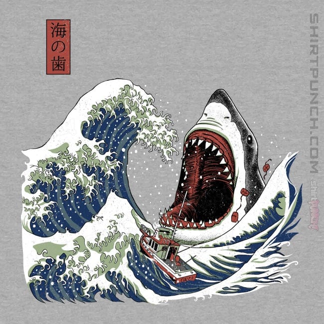 Secret_Shirts Magnets / 3"x3" / Sports Grey The Great White Off Amity