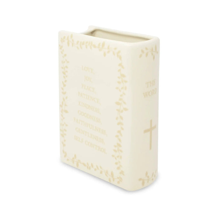 "The Word" Large Book Vase