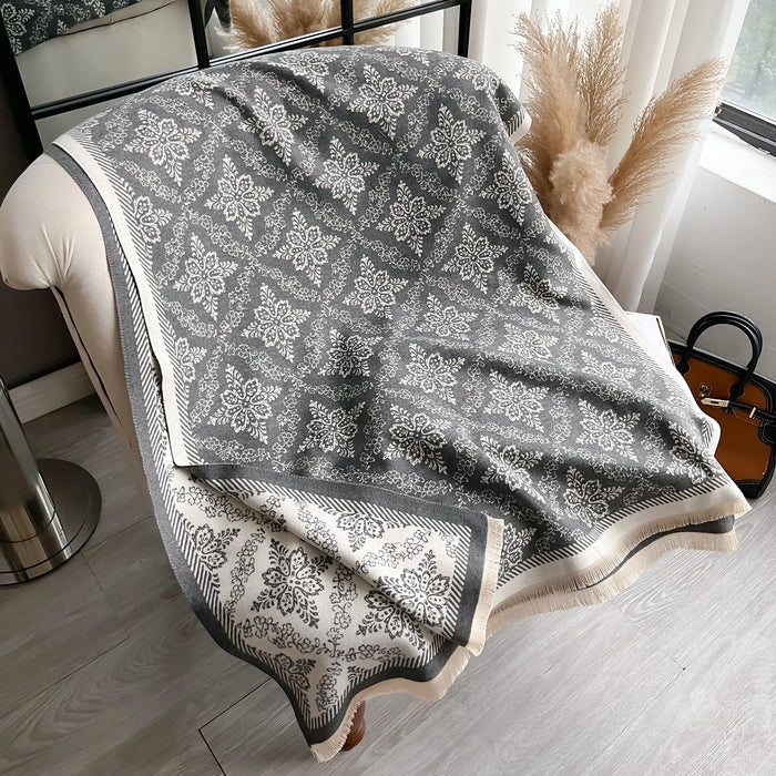 Tinuccia Pashmina Scarf Gray