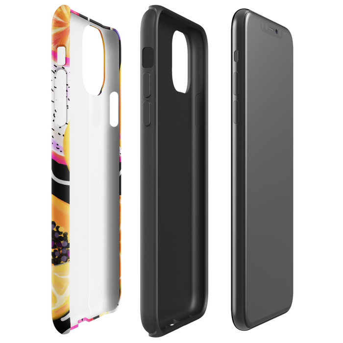 Tropical Fruit White Tough Case for iPhone®