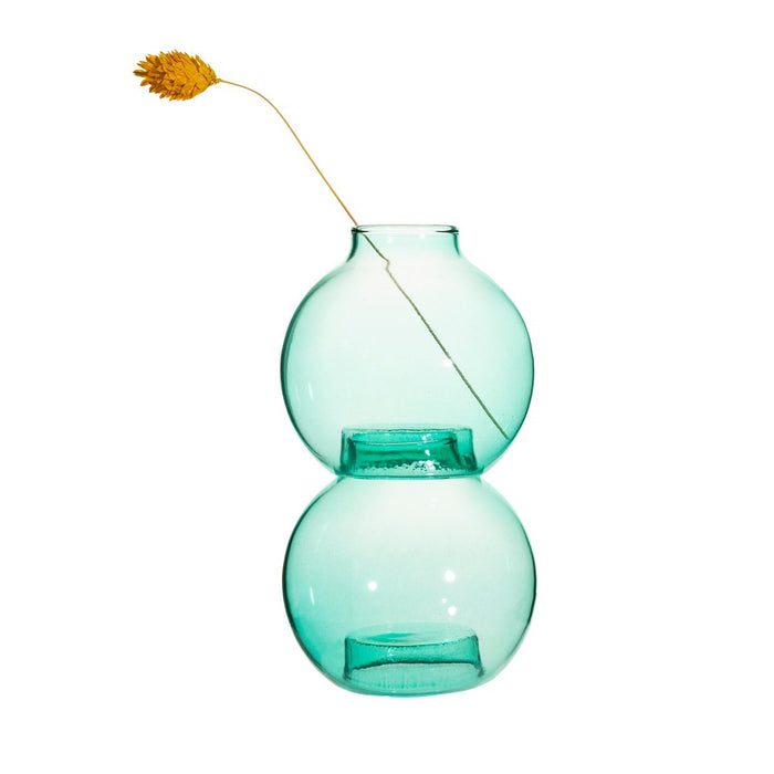 Turquoise Stacking Bubble Vase - Modern Home Interiors