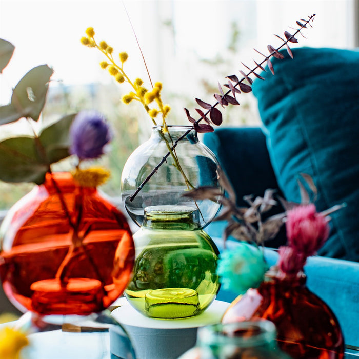 Turquoise Stacking Bubble Vase - Modern Home Interiors