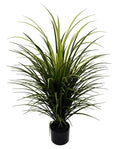 Greenhouse International UV Plastic Yucca/Wide Leaf Grass Bush in Pot 36"H - Silk