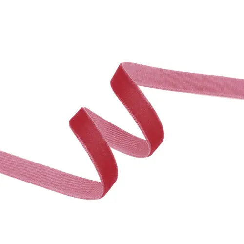 La Ribbons Velvet Ribbon Burgundy 3/8"Wx10yd - Velvet Ribbons Ribbon