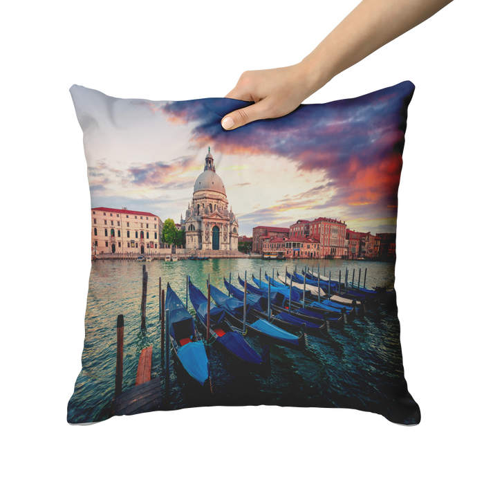 Venice Decorative Throw Pillow Set (Pillow Cover and Insert)