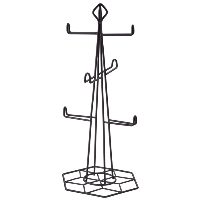 Vertex Contour Mug Tree - Matte Black - Modern Home Interiors