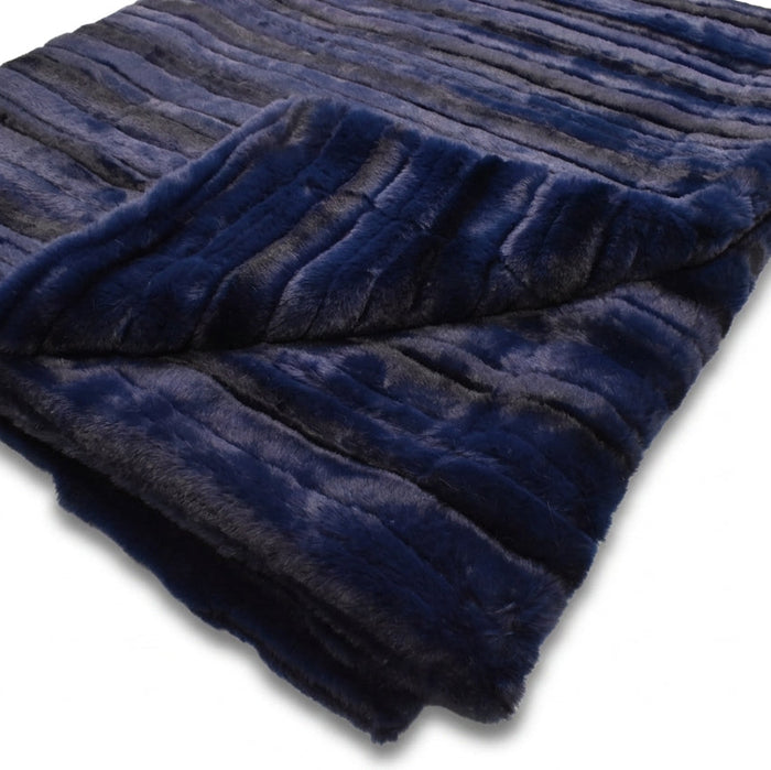 Vienna Navy Minky Blanket