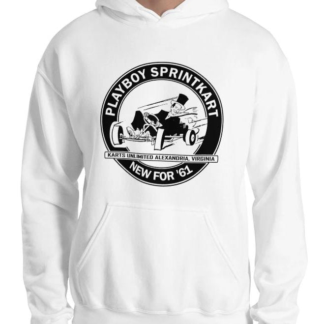 Vintage Karting 1961 Playboy Sprint Kart Premium Unisex Hoodie