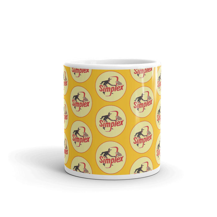 Vintage Karting Simplex Go Kart Flagman Coffee Mug
