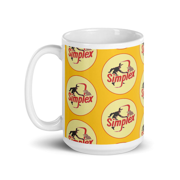 Vintage Karting Simplex Go Kart Flagman Coffee Mug